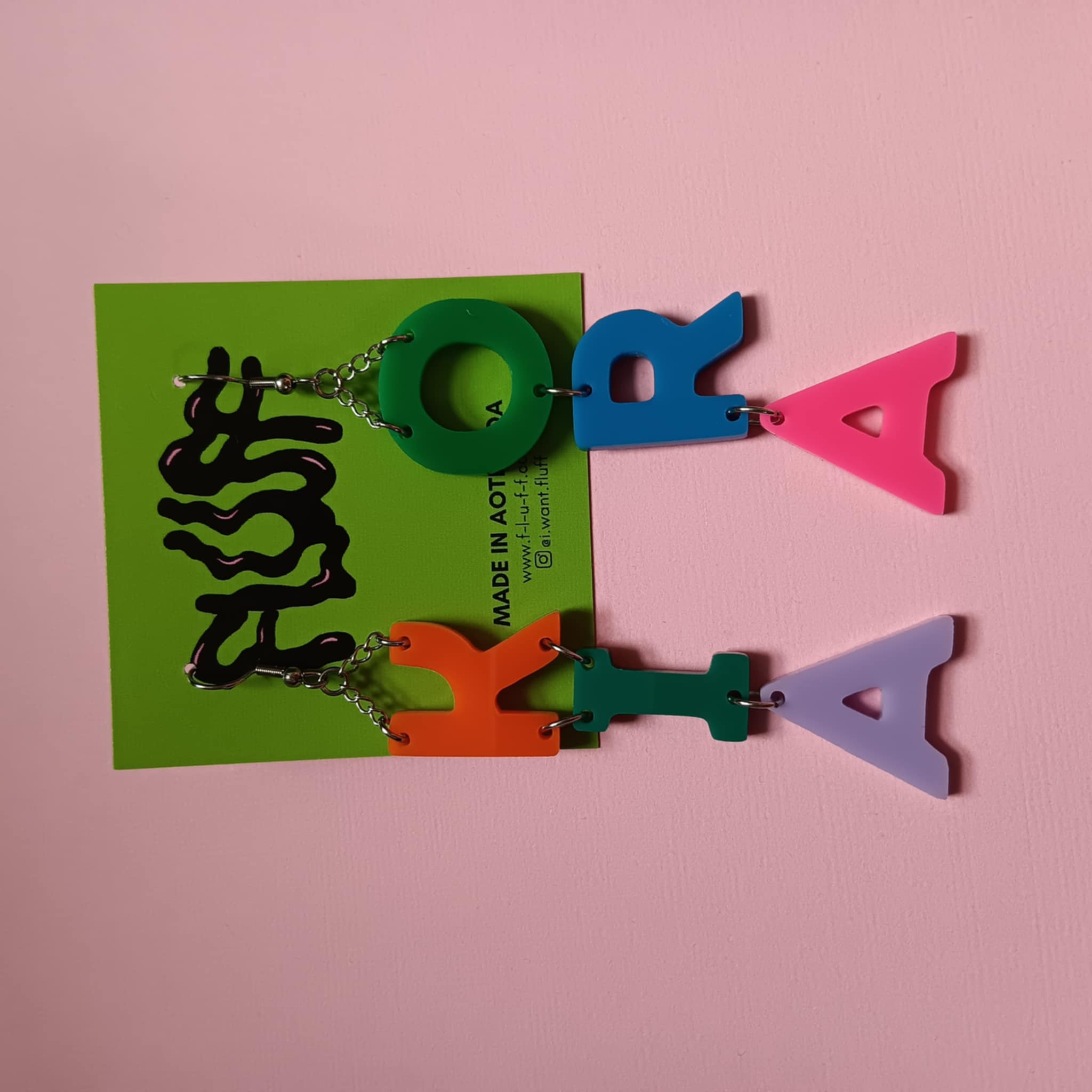 *FUNDRAISER COLLECTION* - BIG KIA ORA - MULTI COLOUR EARRINGS IIII