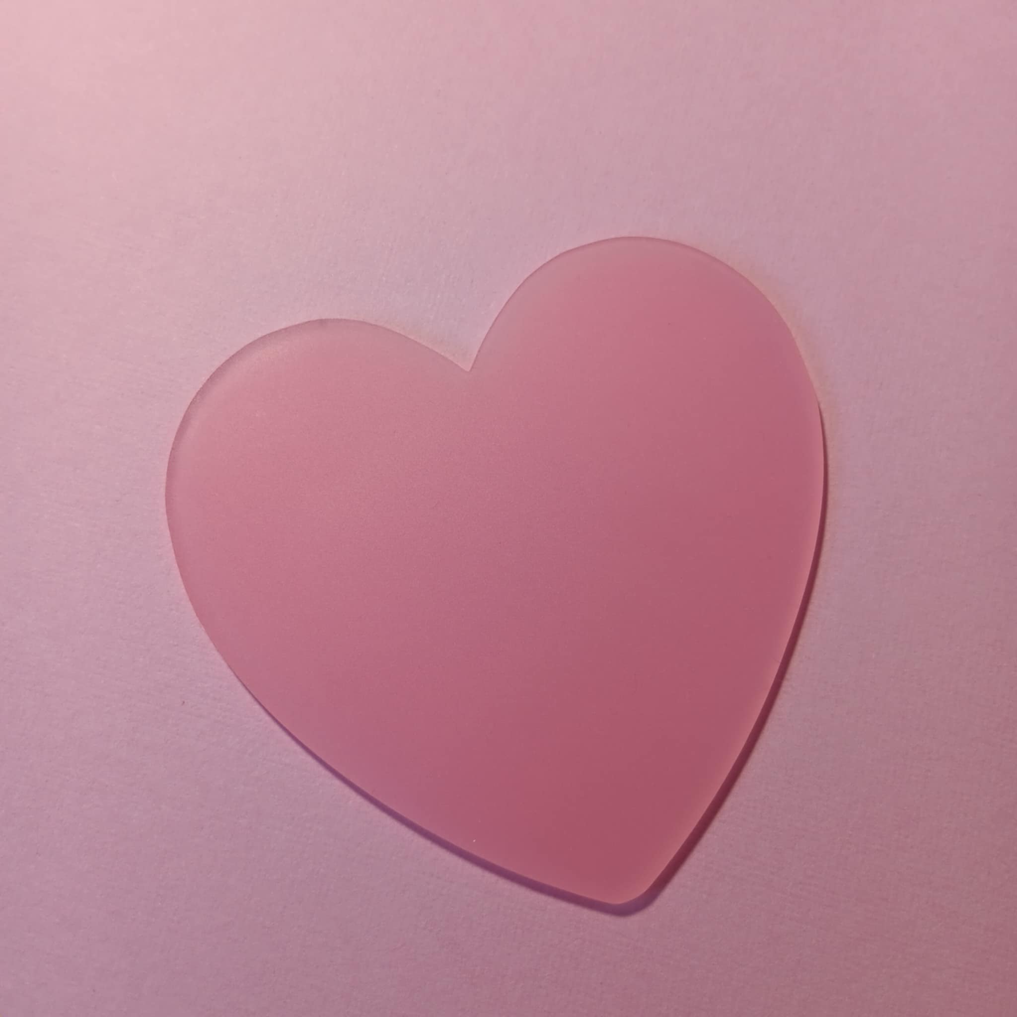 *FUNDRAISER COLLECTION* HEART COASTERS - FROSTED