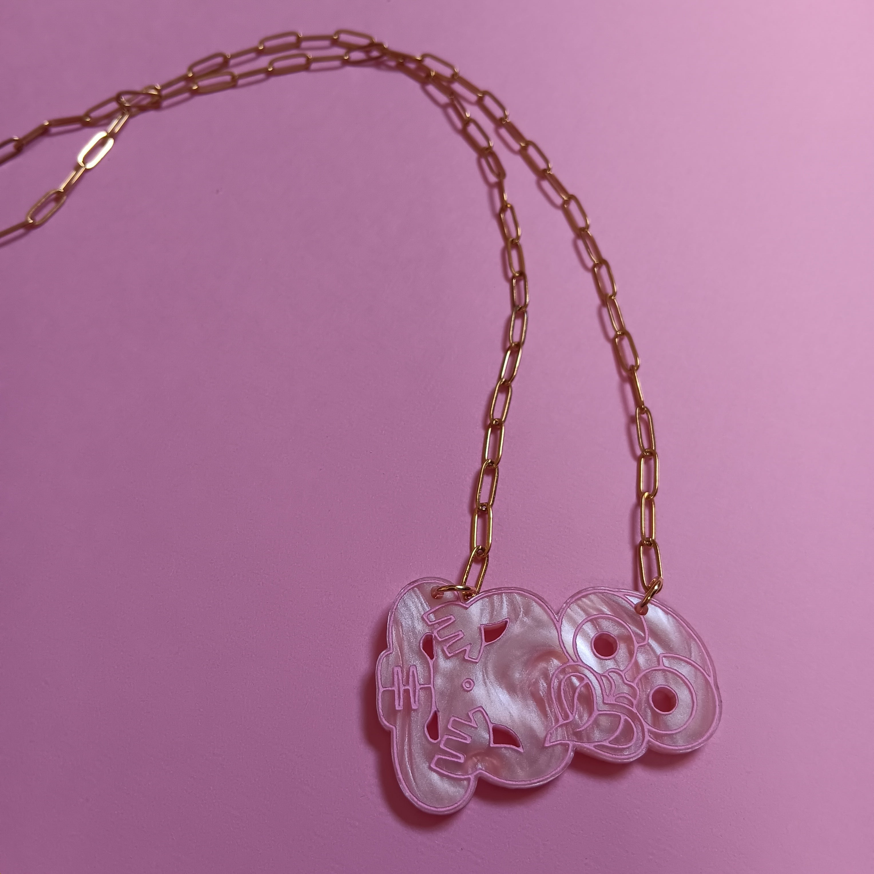 *FUNRAISER COLLECTION* TIKI NECKLACE - GOLD - SMALL