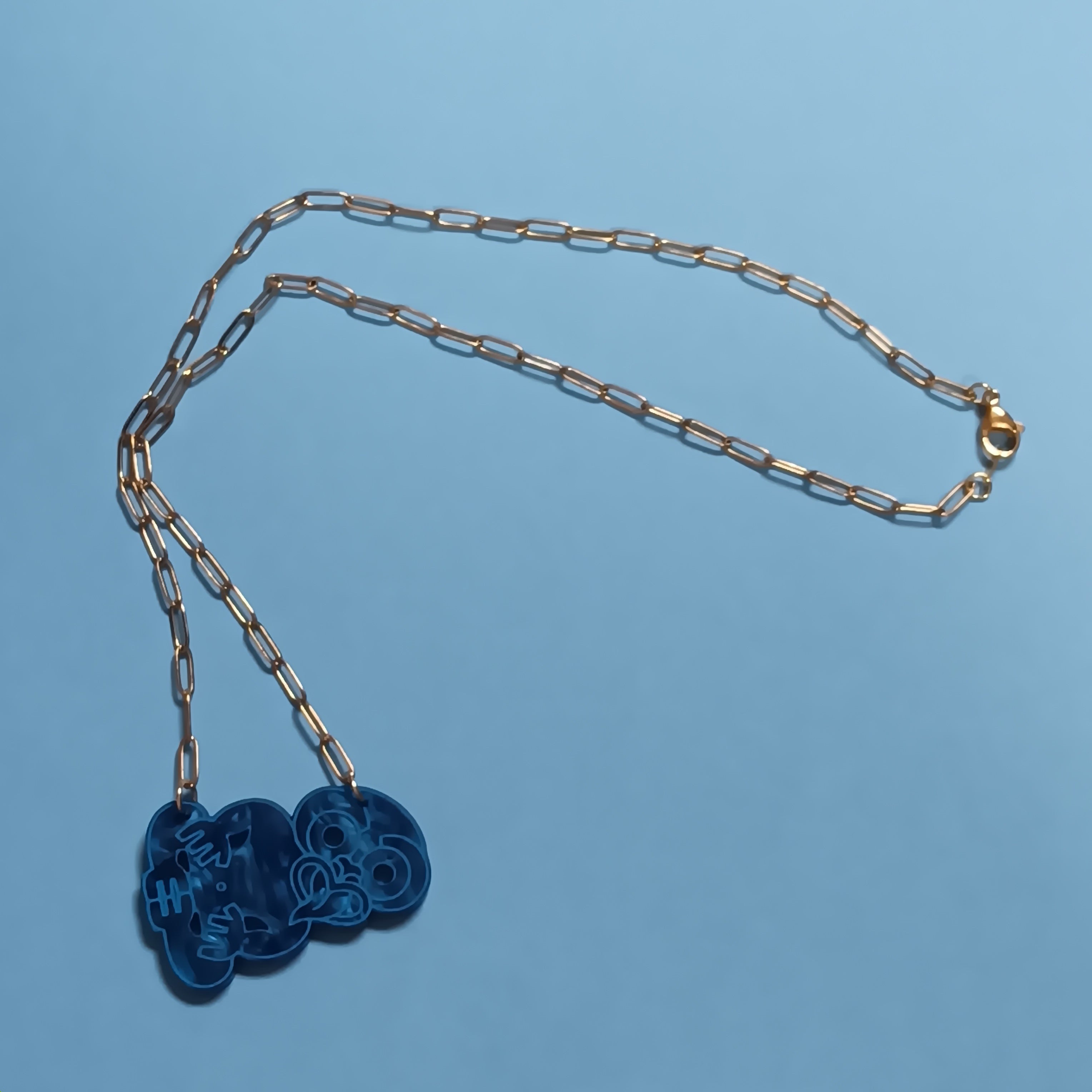 *FUNRAISER COLLECTION* TIKI NECKLACE - GOLD - SMALL