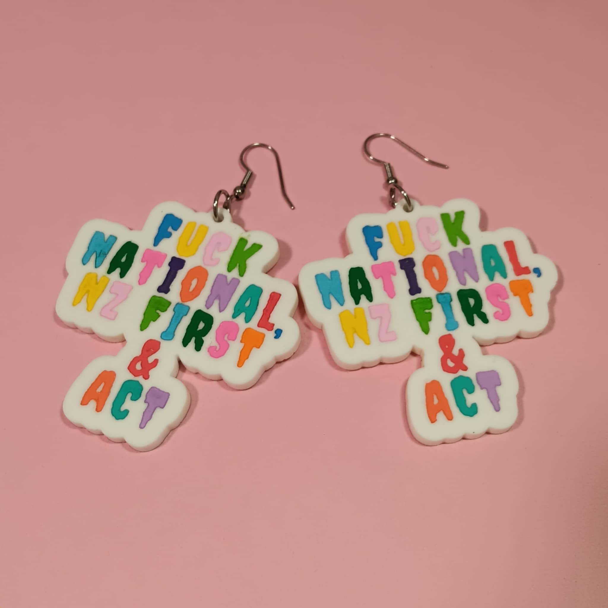 *FUNDRAISER COLLECTION* COALITION OF CHAOS EARRINGS (PARTIES)