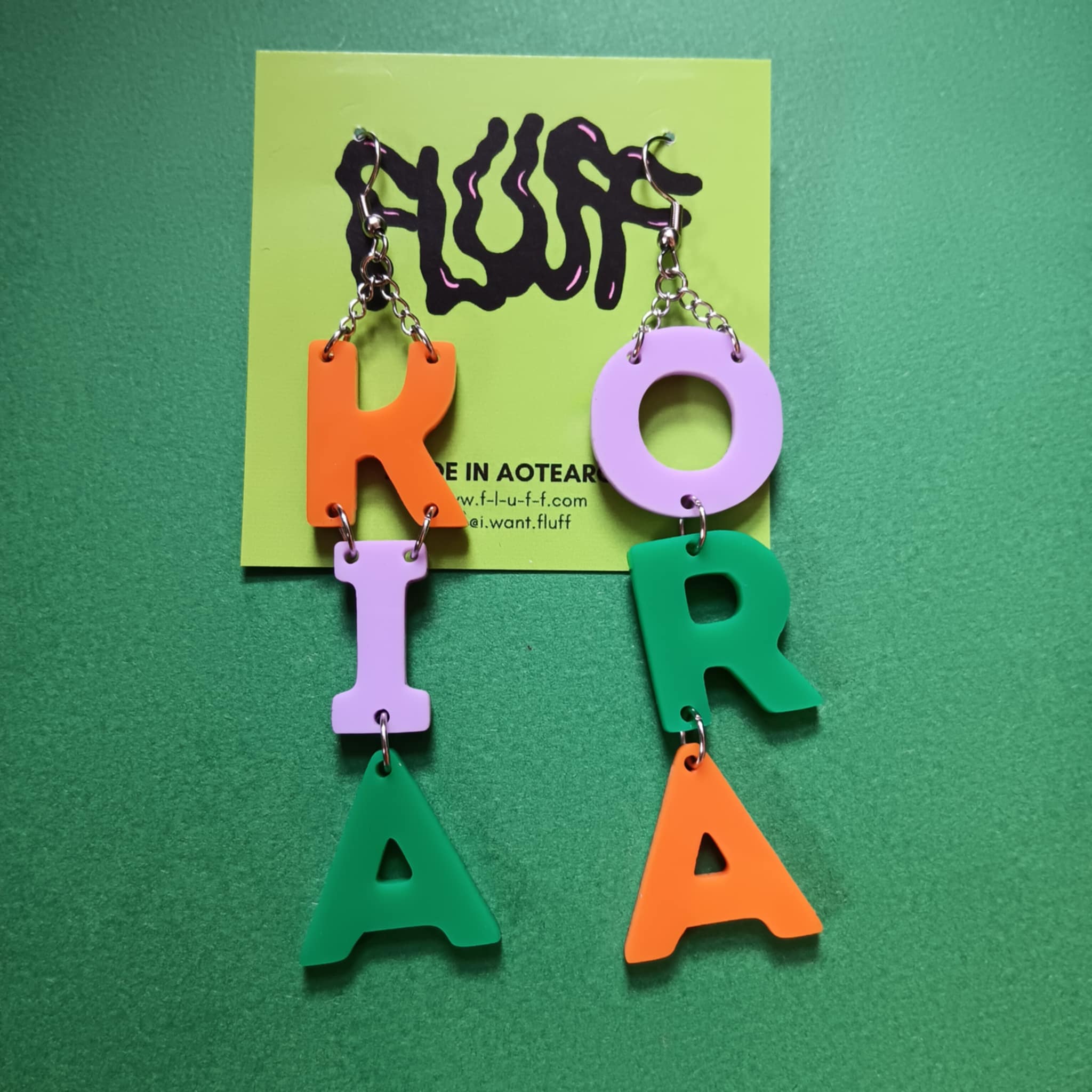 *FUNDRAISER COLLECTION* - BIG KIA ORA - MULTI COLOUR EARRINGS III