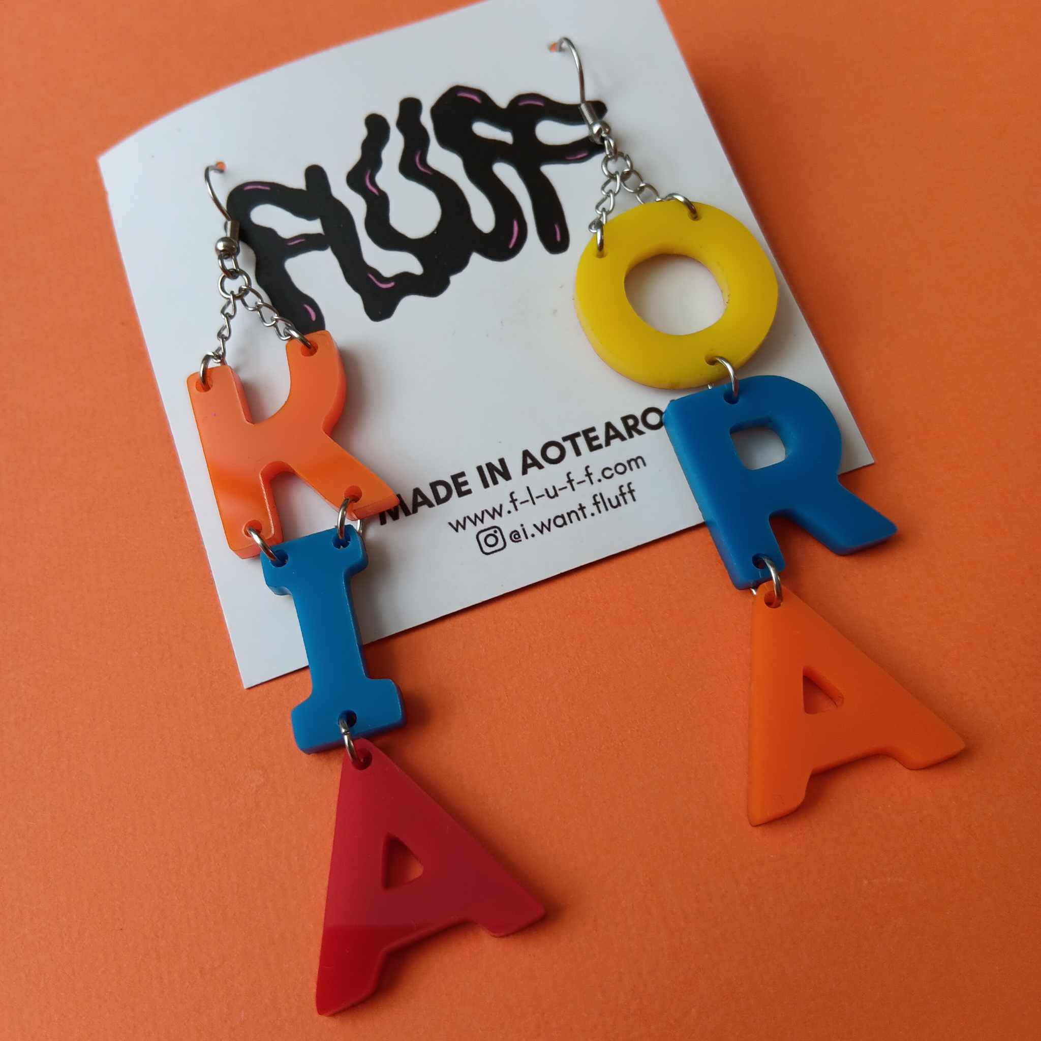 BIG KIA ORA - MULTI COLOUR EARRINGS