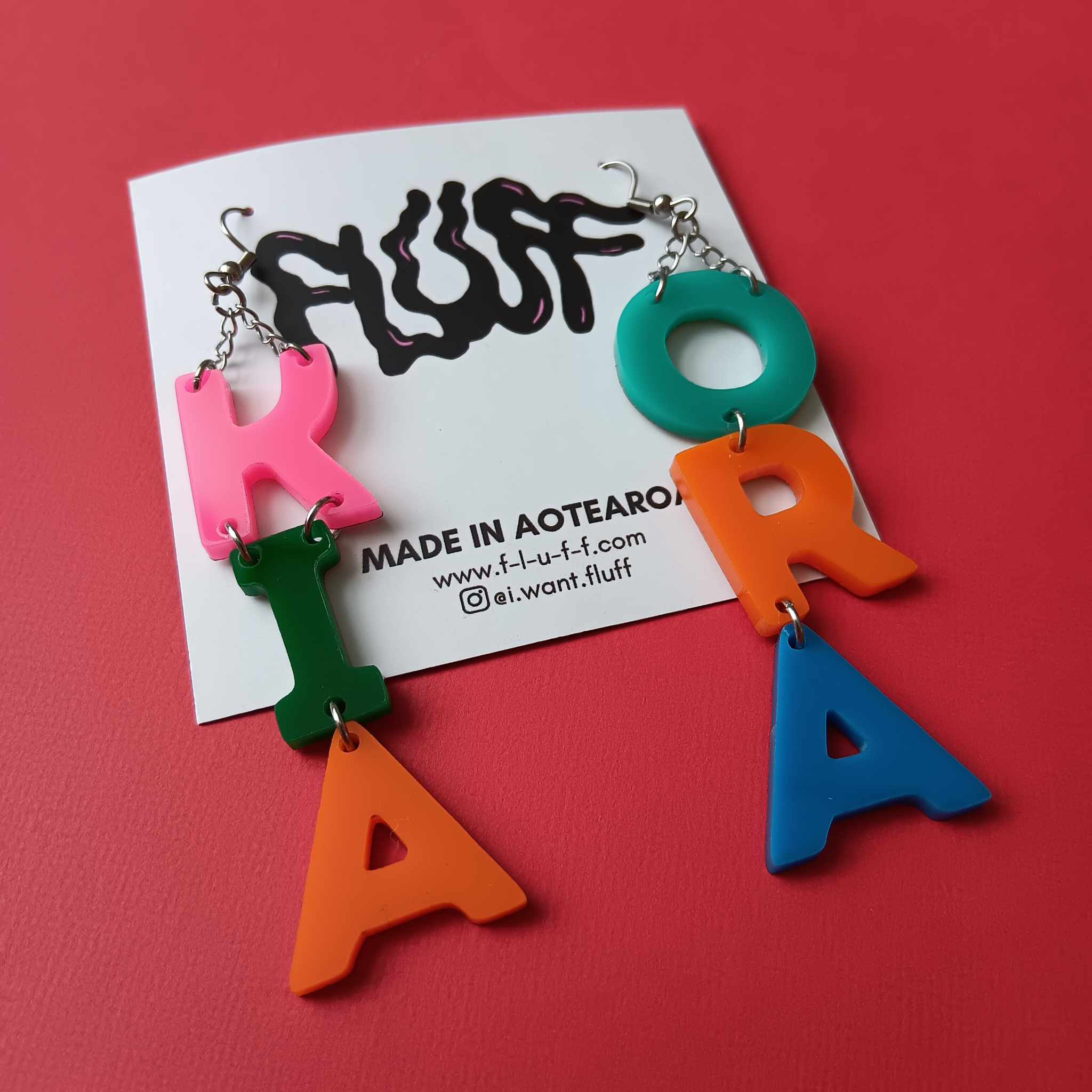 BIG KIA ORA - MULTI COLOUR EARRINGS