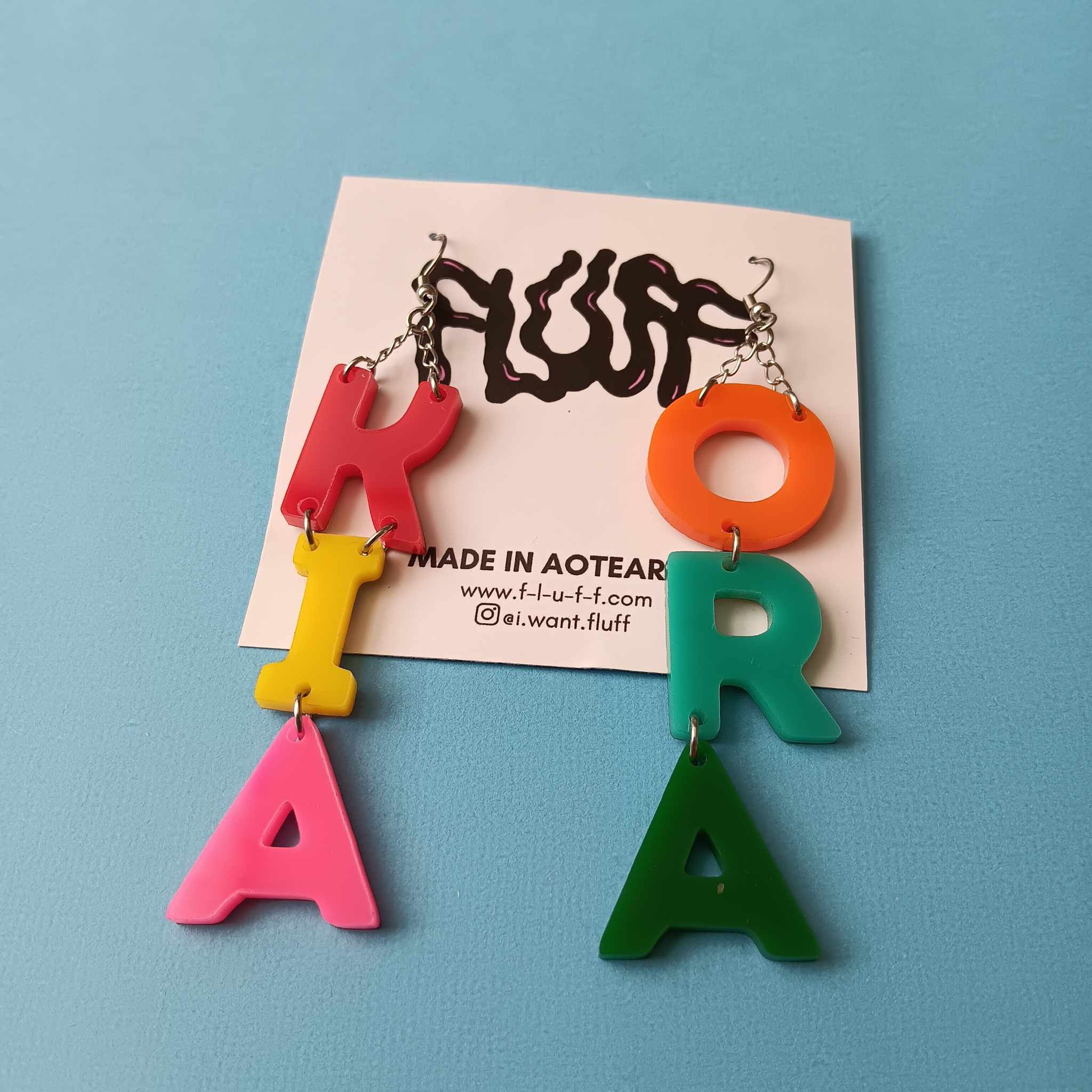 BIG KIA ORA - MULTI COLOUR EARRINGS