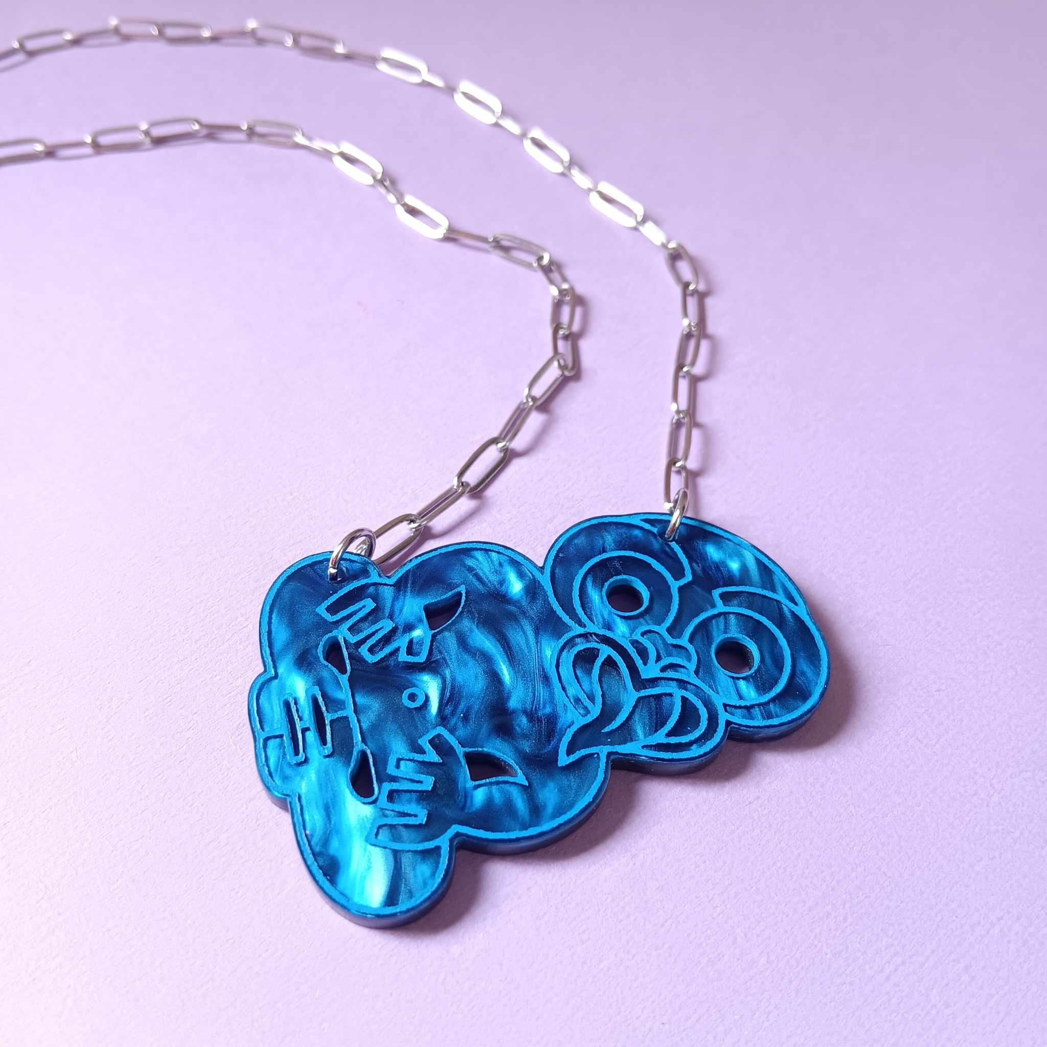 MARBLE TIKI NECKLACE