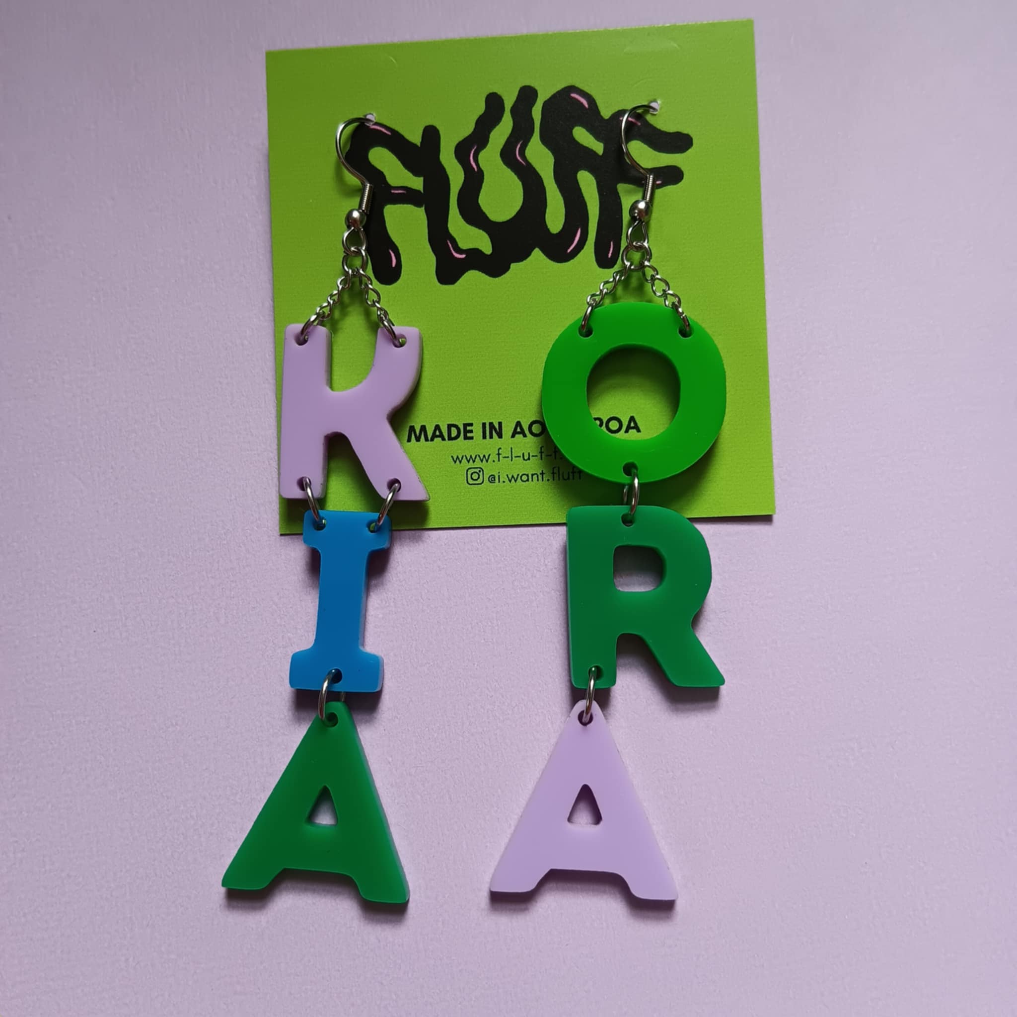 *FUNDRAISER COLLECTION* - BIG KIA ORA - MULTI COLOUR EARRINGS II