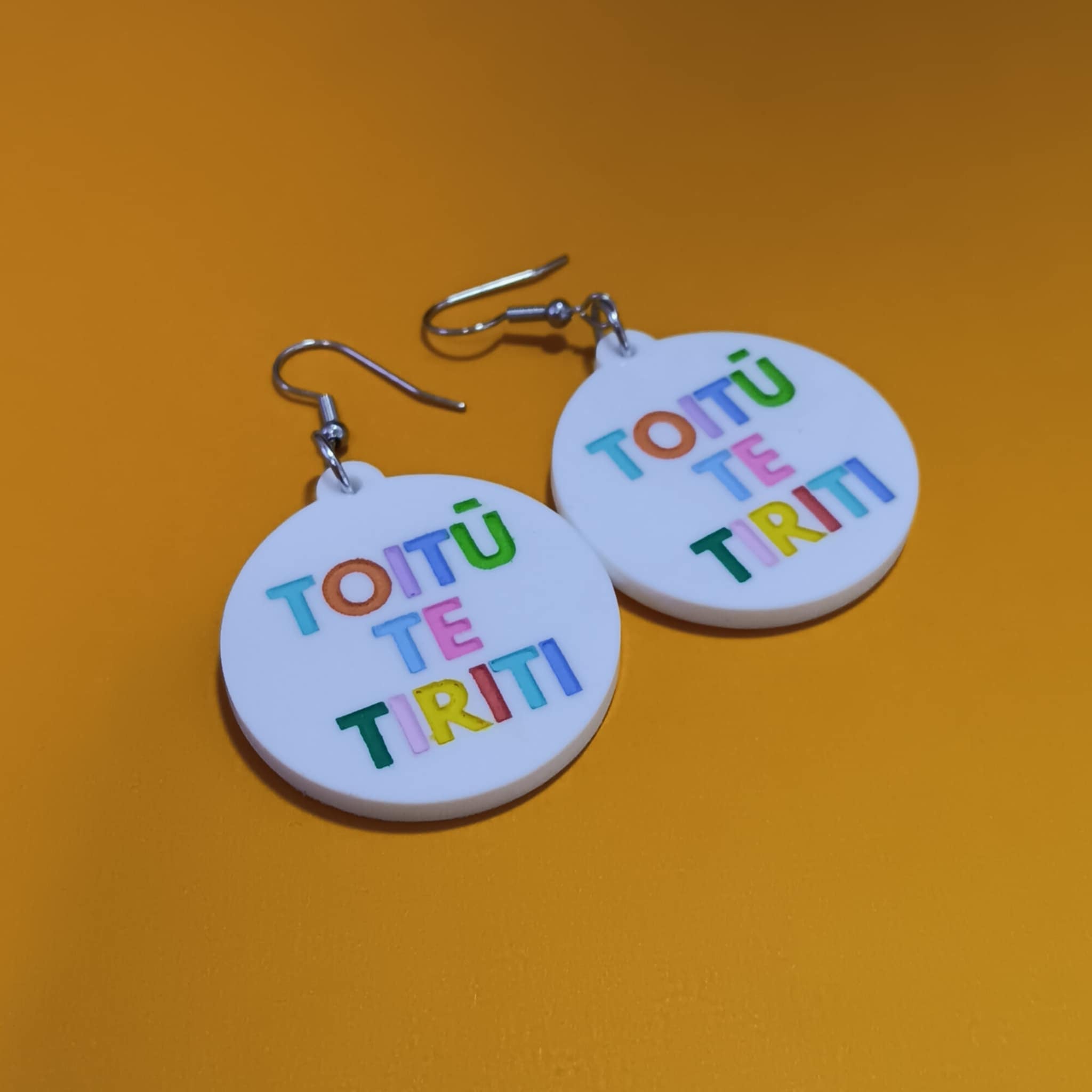 *FUNDRAISER COLLECTION* TOITU TE TIRITI EARRINGS
