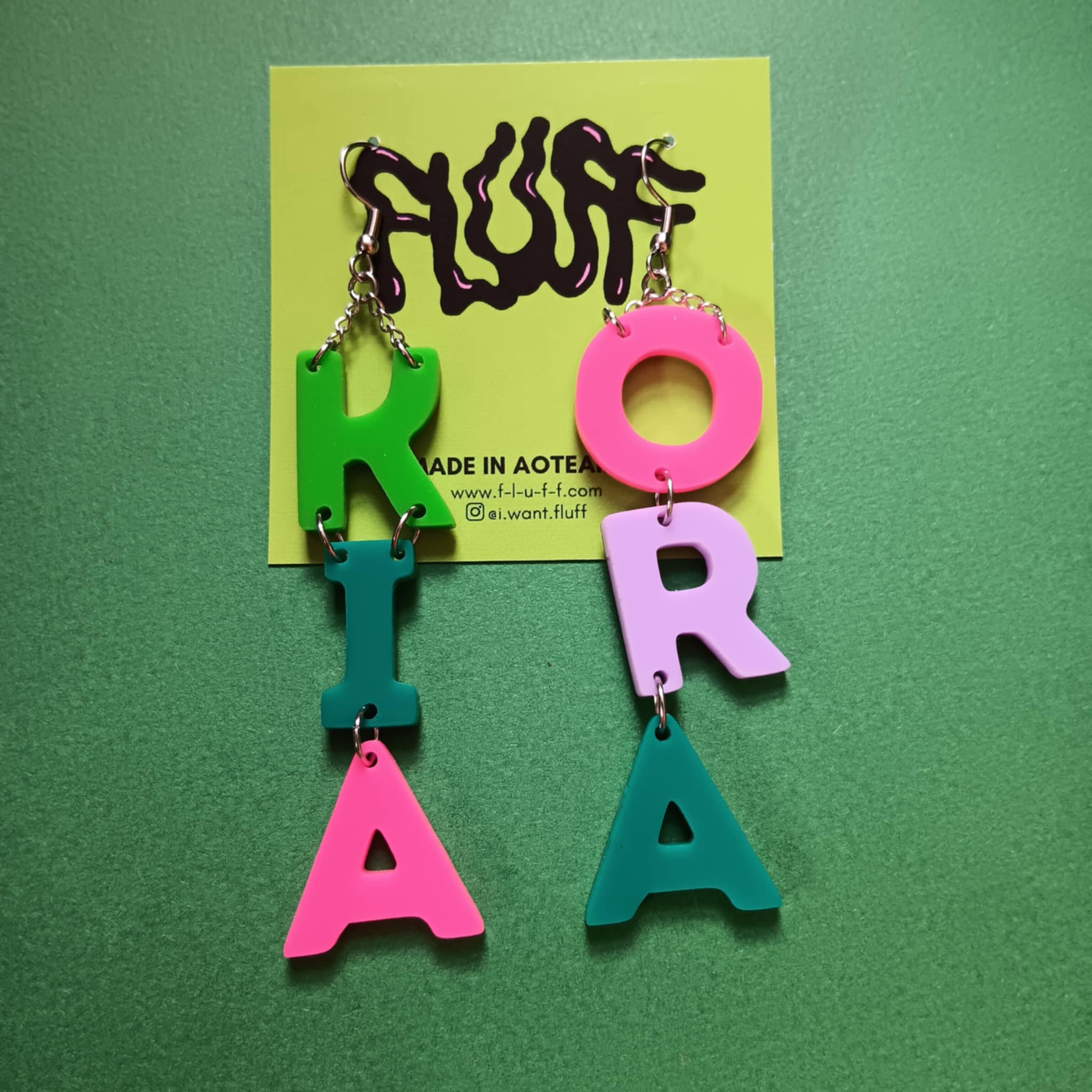 *FUNDRAISER COLLECTION* - BIG KIA ORA - MULTI COLOUR EARRINGS III