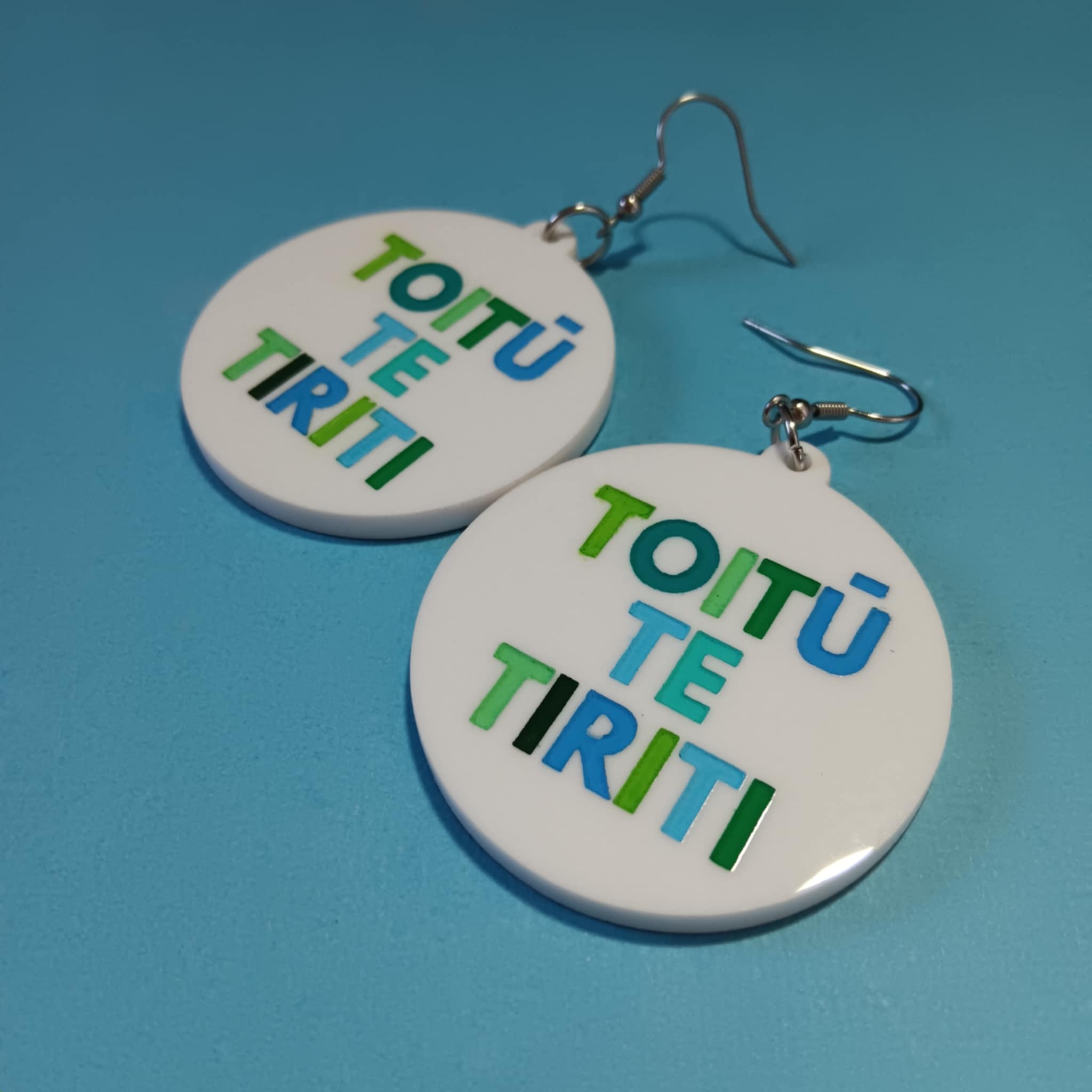 *FUNDRAISER COLLECTION* TOITU TE TIRITI EARRINGS
