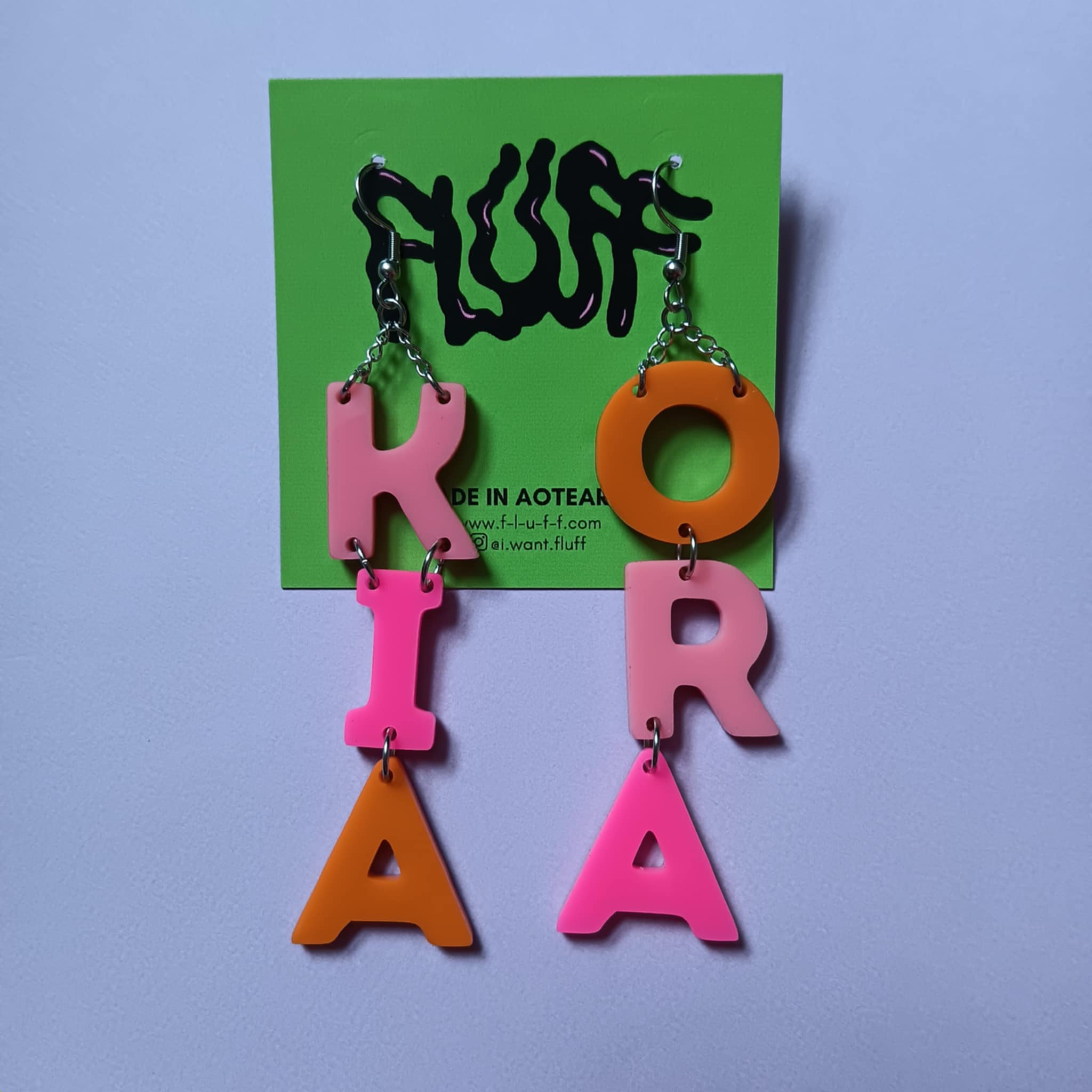 *FUNDRAISER COLLECTION* - BIG KIA ORA - MULTI COLOUR EARRINGS II