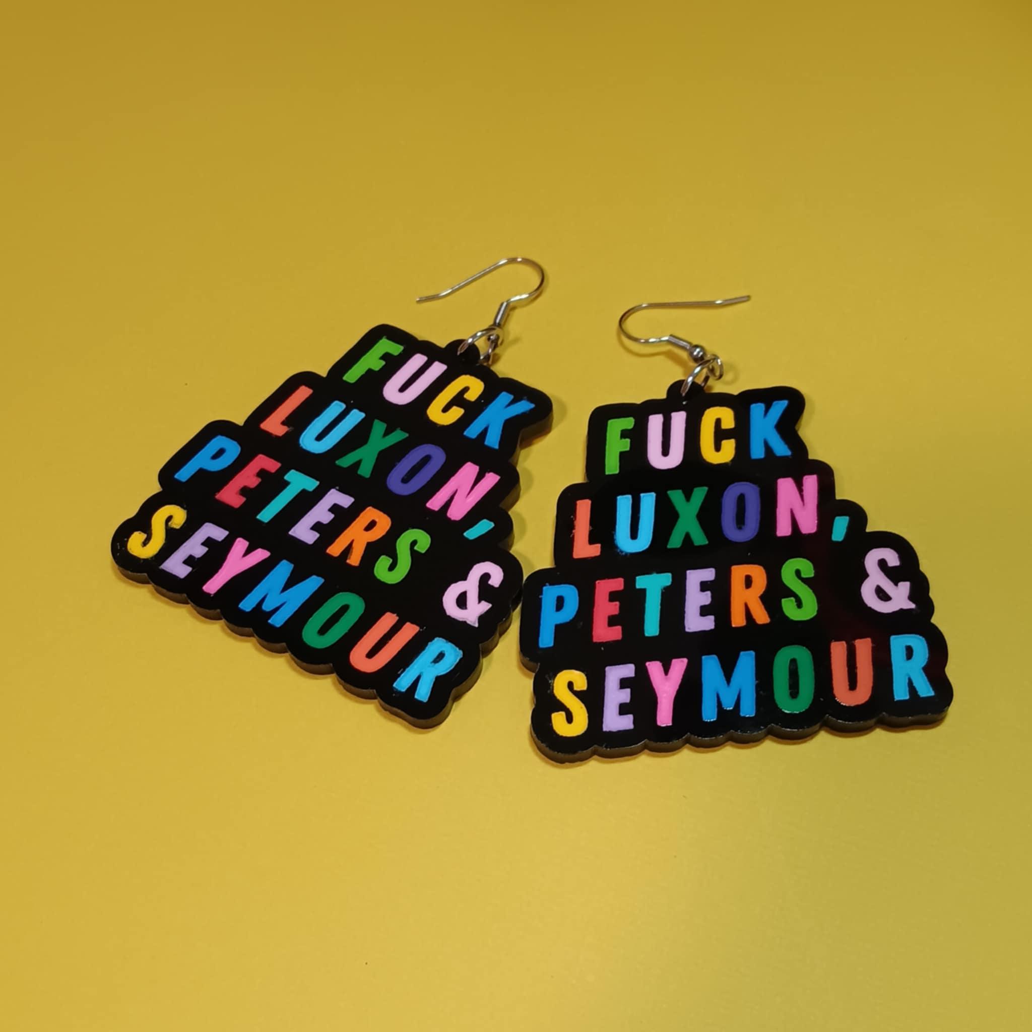 *FUNDRAISER COLLECTION* COALITION OF CHAOS EARRINGS (NAMES)