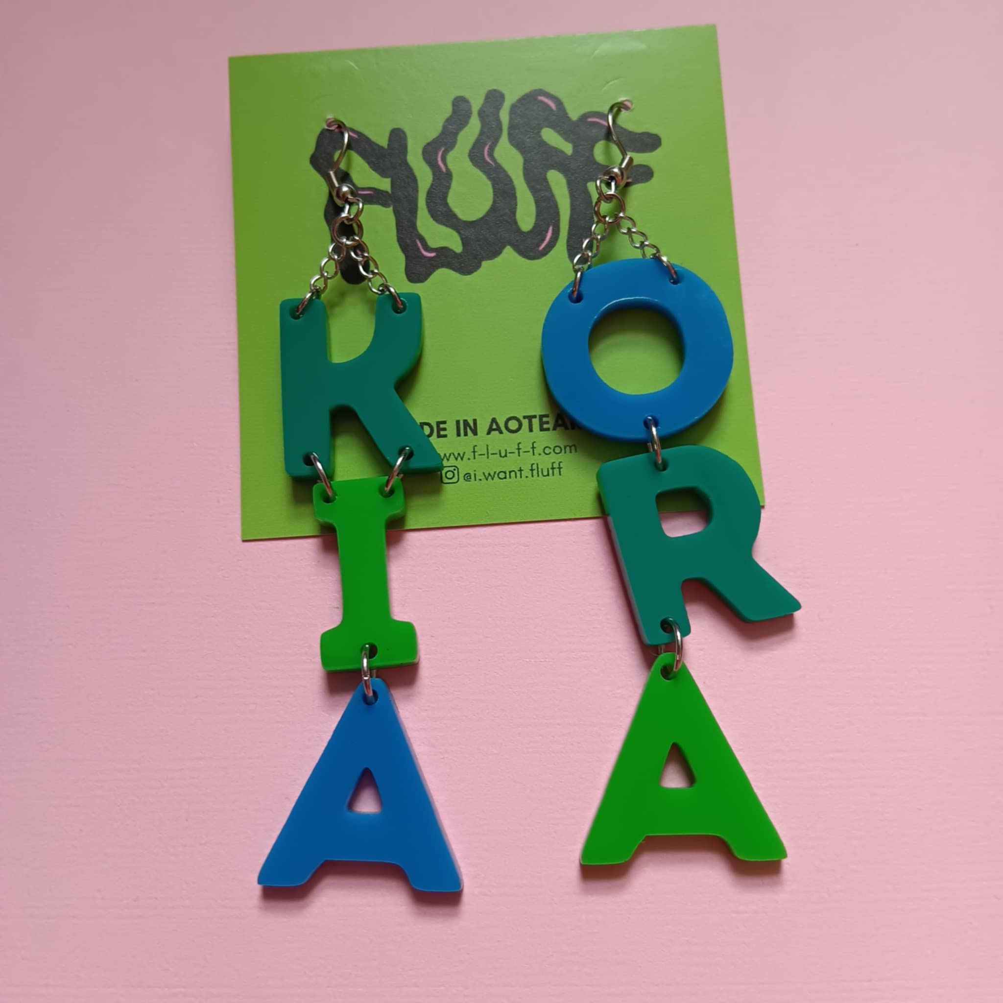 *FUNDRAISER COLLECTION* - BIG KIA ORA - MULTI COLOUR EARRINGS IIII