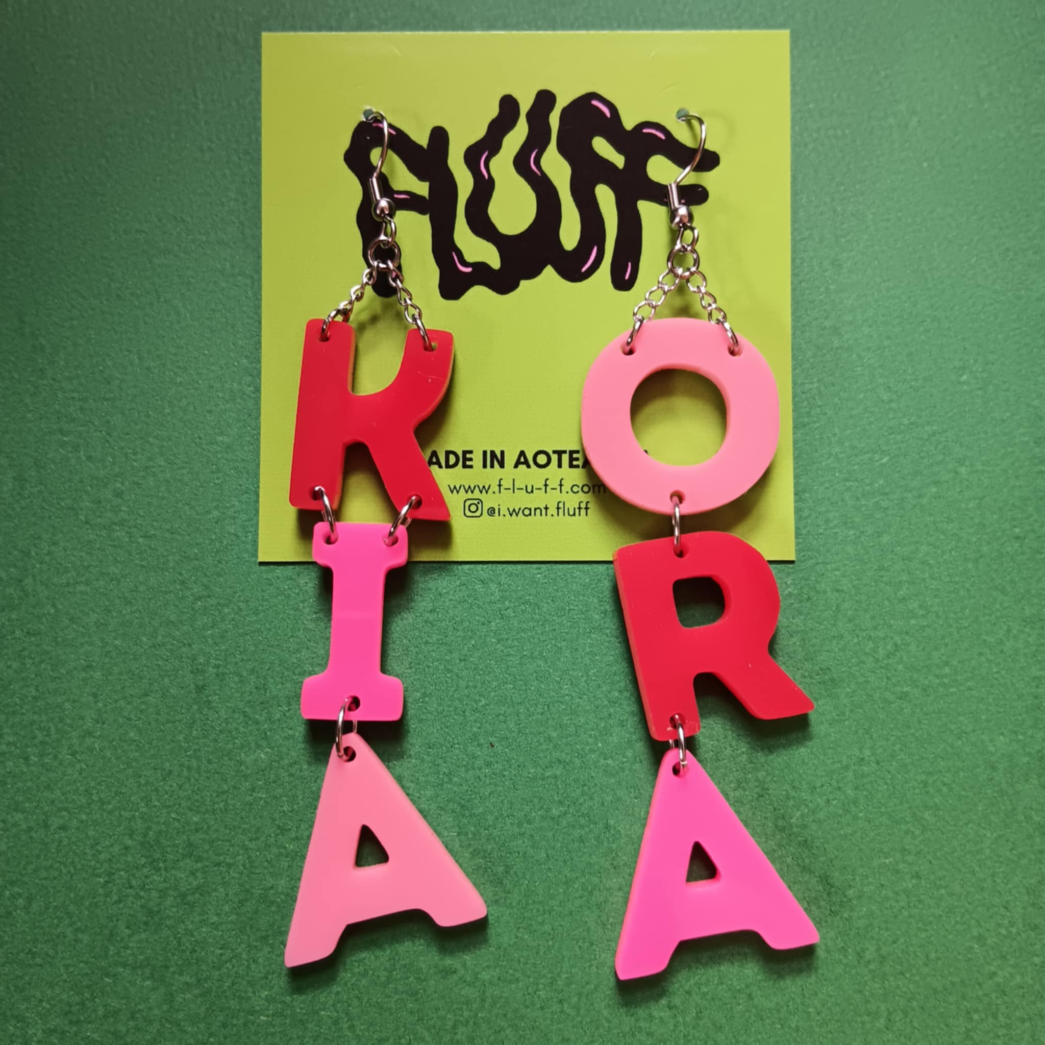 *FUNDRAISER COLLECTION* - BIG KIA ORA - MULTI COLOUR EARRINGS III