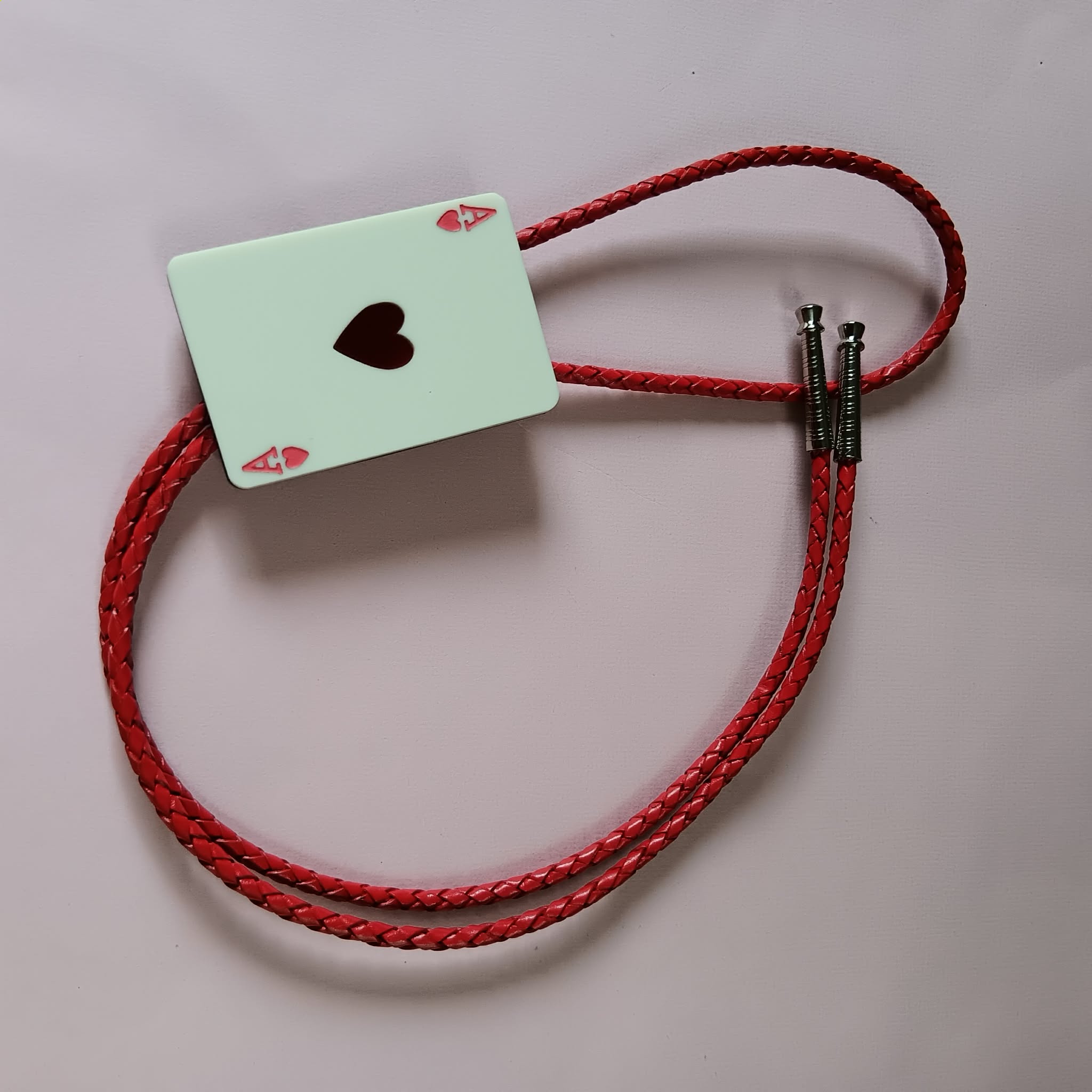 PLAYING CARDS BOLO TIE