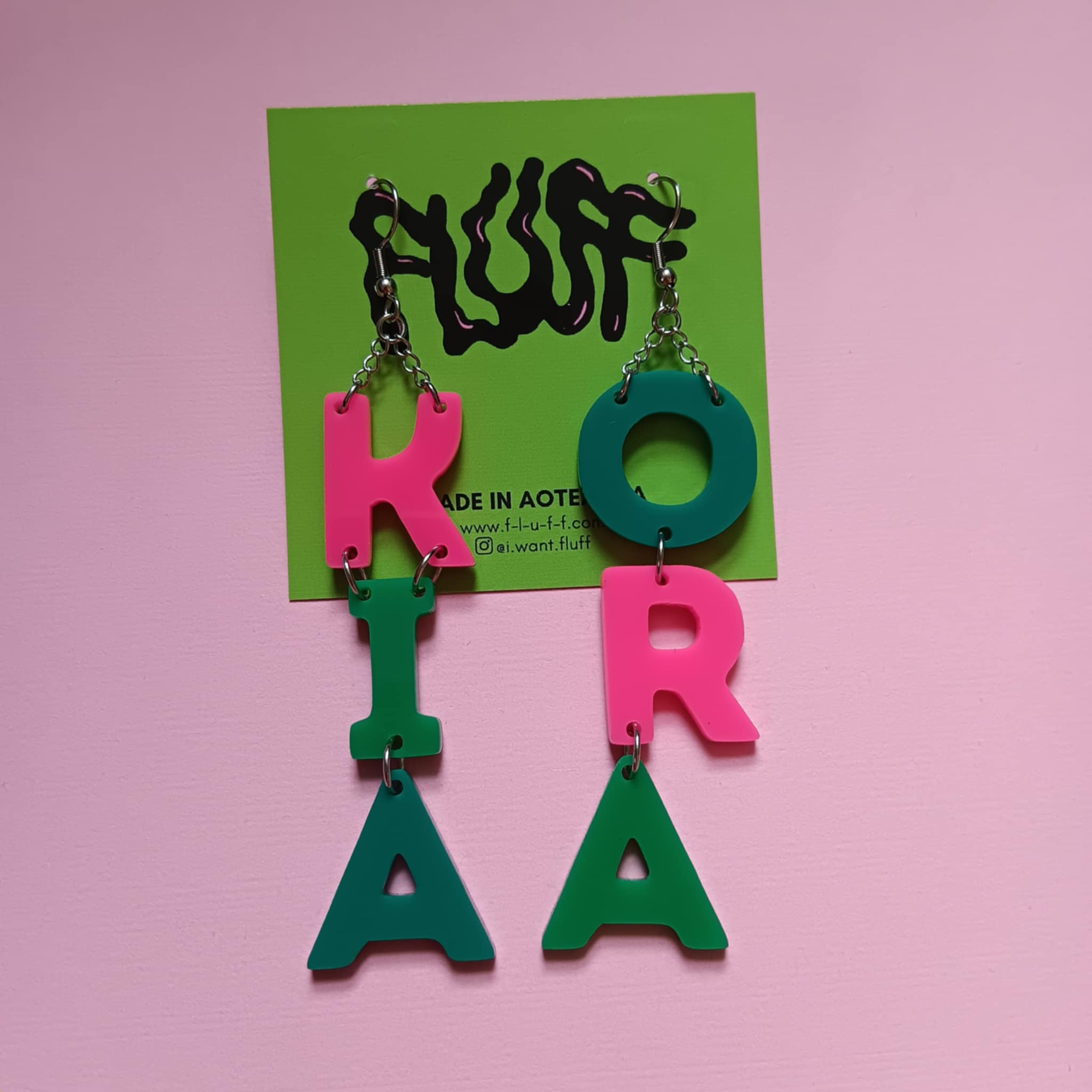 *FUNDRAISER COLLECTION* - BIG KIA ORA - MULTI COLOUR EARRINGS IIII