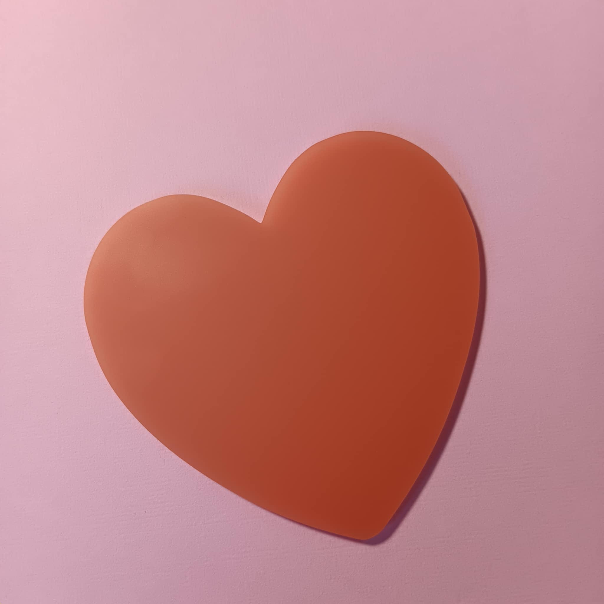 *FUNDRAISER COLLECTION* HEART COASTERS - FROSTED