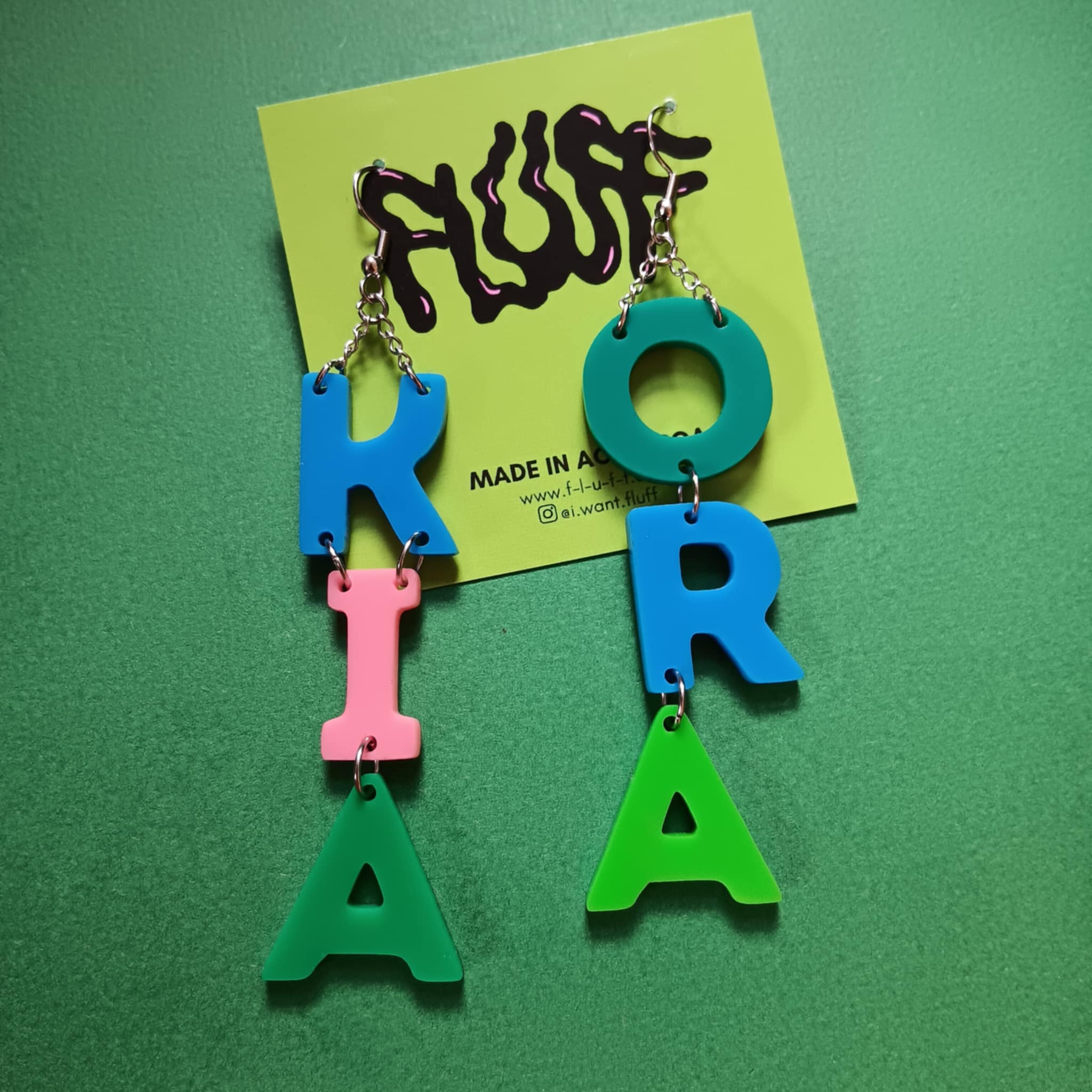 *FUNDRAISER COLLECTION* - BIG KIA ORA - MULTI COLOUR EARRINGS III